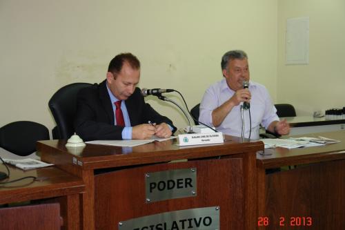 Vereador Djalma e Secretário Paulo Sergio